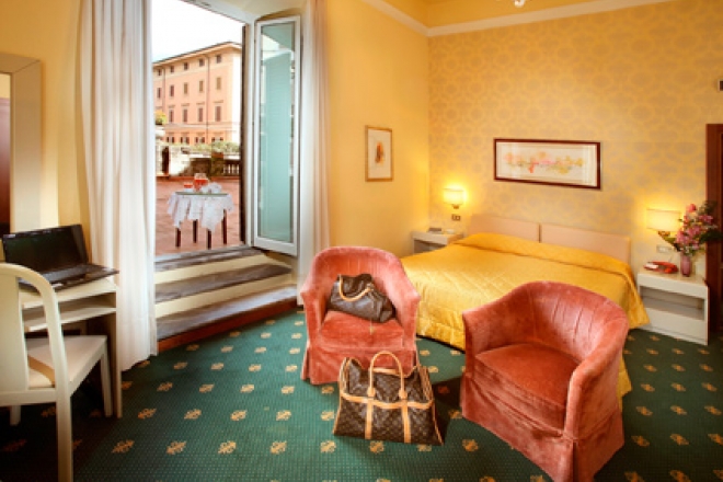 Camera Superior con vista Grand Hotel Plaza a Montecatini Terme